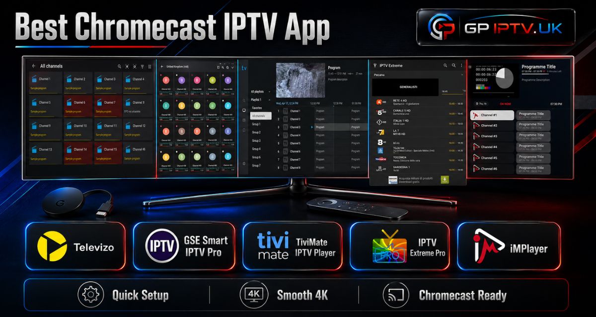 Best Chromecast IPTV App
