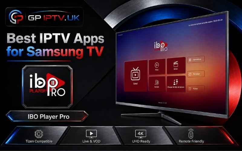 IBO Player IPTV Samsung TV